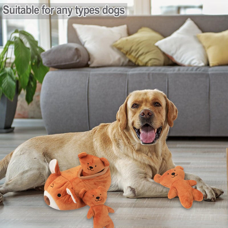 IFOYO Hide and Seek Dog Puzzle Toys, Plush Interactive Puppy Toys for Small, Medium Dogs, Easter Puppy Essentials - Image 5